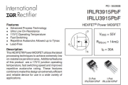 Irlu3915pbf Hexfet® Te mana Mosfet 55V Kotahi N-Channel Hexfet Mana Tosfet i roto i te kete I-Pak